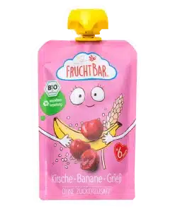 Bio sadni pire VIŠNJA, BANANA, ZDROB 100g Fruchtbar