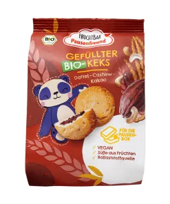 BIO piškoti z nadevom iz datljev in kakavom, 120g Fruchtbar