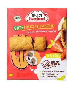 Bio sadne ploščice PIRA, JAGODA, JABOLKO, 132g Fruchtbar