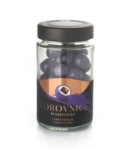 Borovnice v beli čokoladi 125g