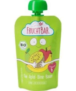 Bio sadni pire KIVI, JABOLKO, HRUŠKA, BANANA 100g Fruchtbar