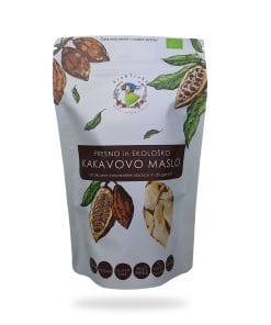Presno ekološko kakavovo maslo, drobTinka, 180 g