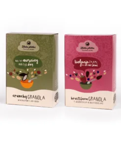 Hrustljava granola Dvojček 2x300g Zlata ptička