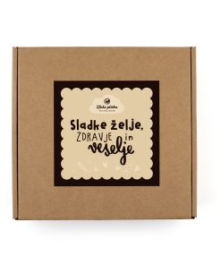 Darilna škatla "Sladke želje, zdravje in veselje"